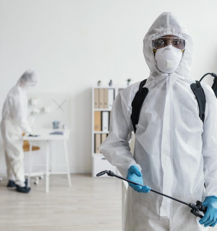 people-disinfecting-together-dangerous-area